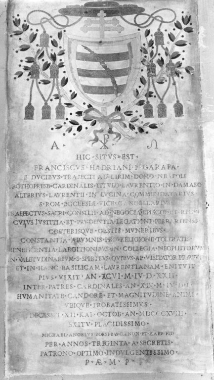 lapide commemorativa - ambito romano (sec. XIX)